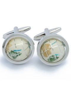 N-2636 Manchetknopen - Draaiende Wereldbol 1.jpg