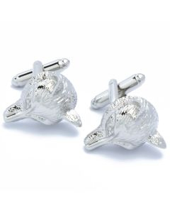 N-2717 Manchetknopen - Vossenhoofd Zilverkleurig 1.jpg