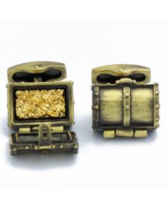 N-2764 Manchetknopen - Piraten Schatkist met Gouden Schat 1.jpg