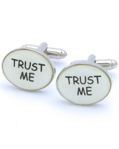 N-2768 Manchetknopen - Trust Me Tekst Ovaal Wit Zwart 1.jpg