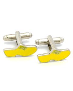 N-2842 Manchetknopen - Gele Hollandse Klompen Geel 1.jpg