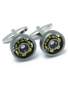 N-3011 Manchetknopen - Kogellager Monteur Goud en Zilverkleurig 1.jpg