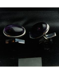 ZE1-1008 Manchetknopen - Echt Zilver 925 Fluoriet 1.jpg