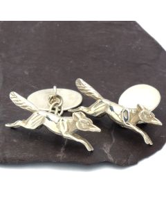 ZI-1018 Manchetknopen - Echt Zilver 925 Vos met Ketting 1.jpg