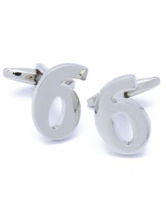 A4-1007 Manchetknopen - Cijfer Nummer 6 Zes 1.jpg