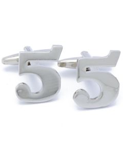 A4-1030 Manchetknopen - Cijfer Nummer 55 Vijfenvijftig 1.jpg