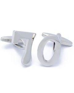 A4-1033 Manchetknopen - Cijfer Nummer 70 Zeventig 1.jpg