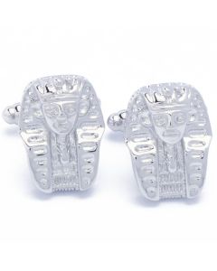 N-1918 Manchetknopen - Farao Egypte Zilverkleurig 1.jpg