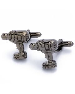 N-2297 Manchetknopen - Boormachine Donker Metaal 1.jpg