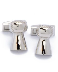 N-2435 Manchetknopen - Champagne Kurk Zilverkleurig 1.jpg