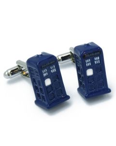 N-2990 Manchetknopen - Policebox Engels Politiehuisje Blauw 1.jpg